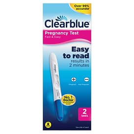 Clear blue pregnancy test